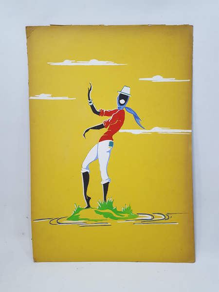 Lámina pintada a témpera